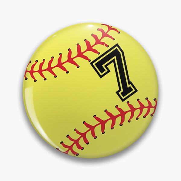 Item preview, Softball Player Jersey No 7 Back Number #7 Ball Sport Socks Gift designed and sold by theshirtinator.