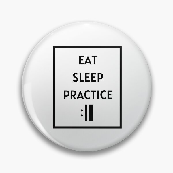Item preview, Eat, Sleep, Practice, Repeat Rectangle Border Version designed and sold by pianak.