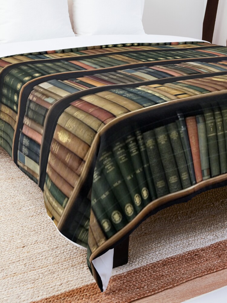 Alternate view of Endless Library (pattern) Comforter