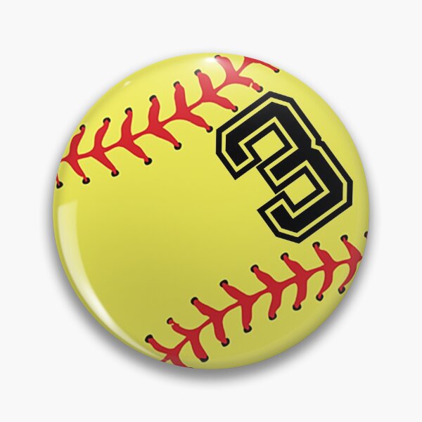 Item preview, Softball Player Jersey No 3 Back Number #3 Ball Sport Socks Gift designed and sold by theshirtinator.