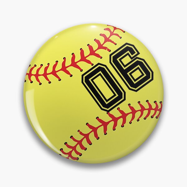 Item preview, Softball Player Jersey No 06 Back Number #06 Ball Sport Socks Gift designed and sold by theshirtinator.