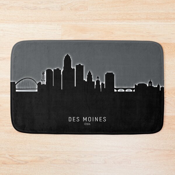 Item preview, Des Moines Iowa Skyline designed and sold by ArtPrints.