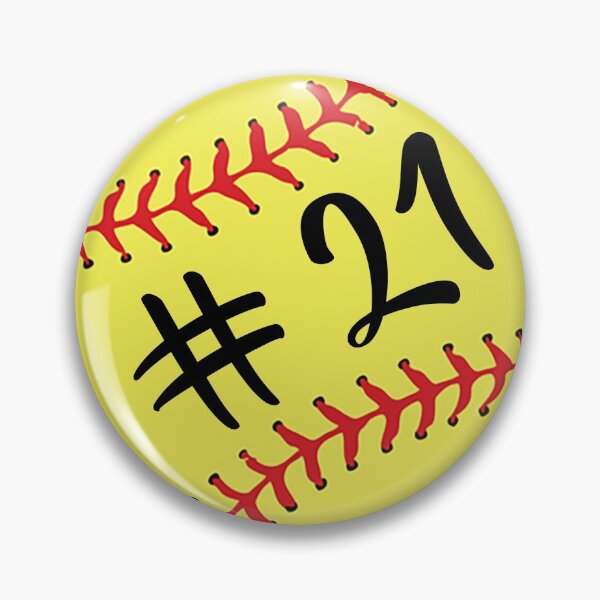 Item preview, Softball Player Back No Number 21 #21 Ball Sport Jersey Gift designed and sold by theshirtinator.