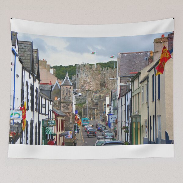 Item preview, Conwy street and castle, Wales designed and sold by FranWest.