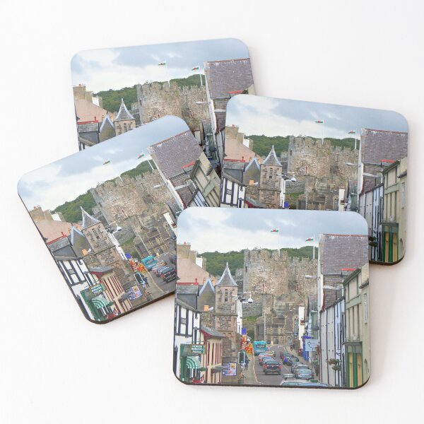 Item preview, Conwy street and castle, Wales designed and sold by FranWest.