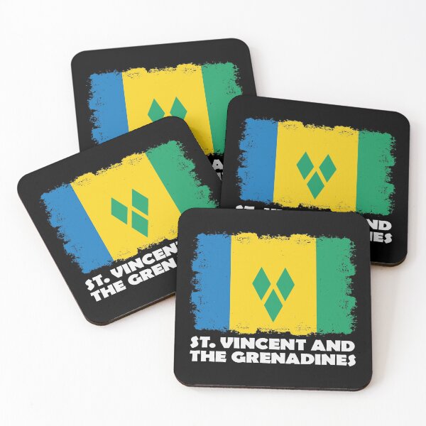 Item preview, St Vincent and the Grenadines National Flag Distress  designed and sold by IdentiTee Studios.