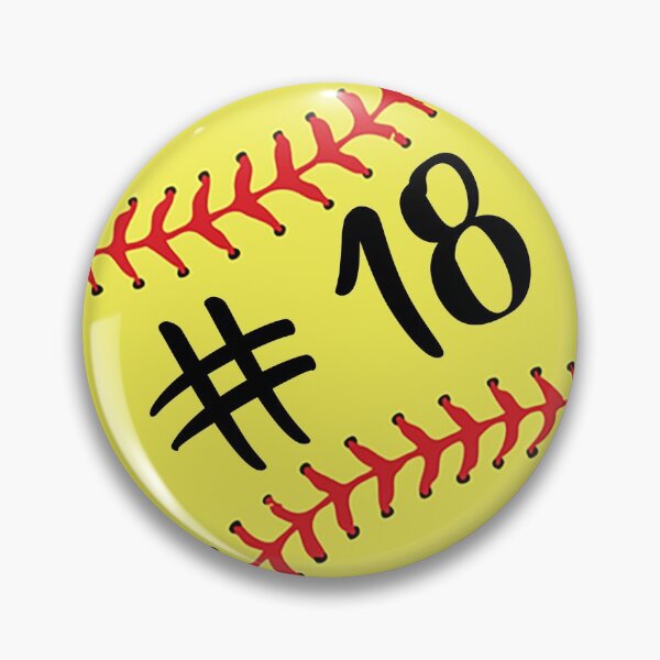 Item preview, Softball Player Back No Number 18 #18 Ball Sport Jersey Gift designed and sold by theshirtinator.