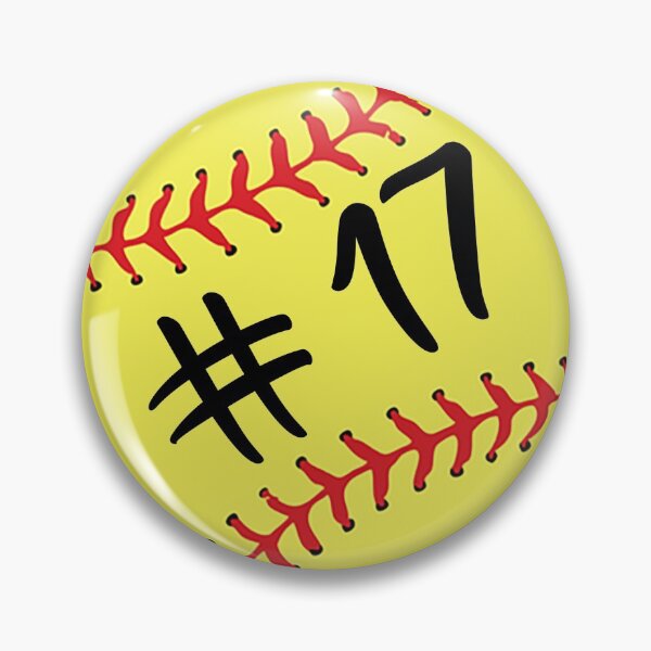 Item preview, Softball Player Back No Number 17 #17 Ball Sport Jersey Gift designed and sold by theshirtinator.