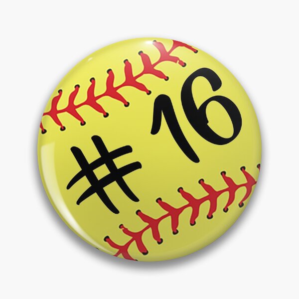 Item preview, Softball Player Back No Number 16 #16 Ball Sport Jersey Gift designed and sold by theshirtinator.