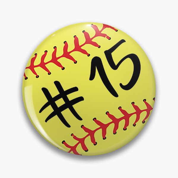 Item preview, Softball Player Back No Number 15 #15 Ball Sport Jersey Gift designed and sold by theshirtinator.
