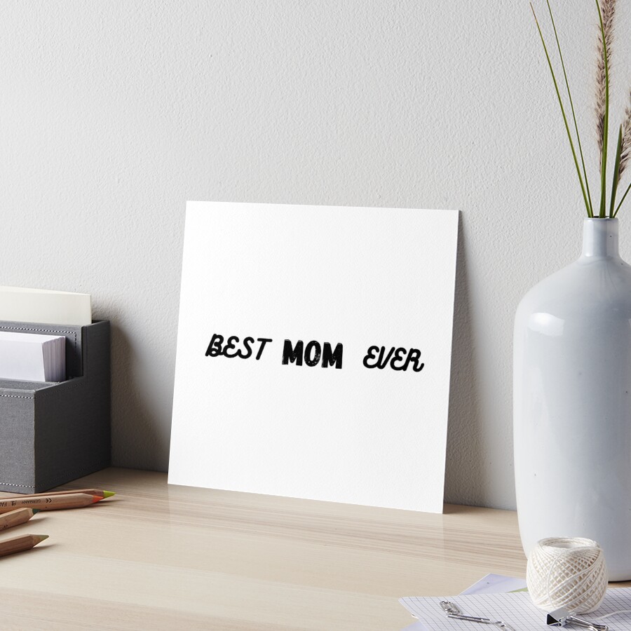 LLG Quote: Best Mom Ever. Black or White Unisex Embroidered Apron. —  Ladies' Life Guide
