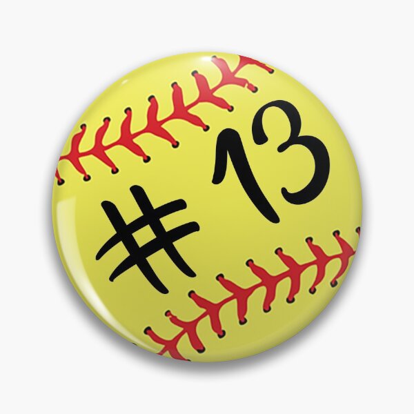 Item preview, Softball Player Back No Number 13 #13 Ball Sport Jersey Gift designed and sold by theshirtinator.