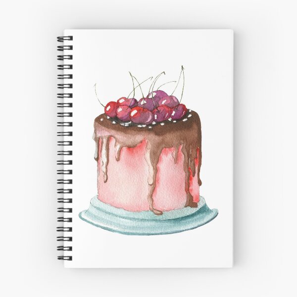 Item preview, Pastel de cereza dulce acuarela designed and sold by NataBold.