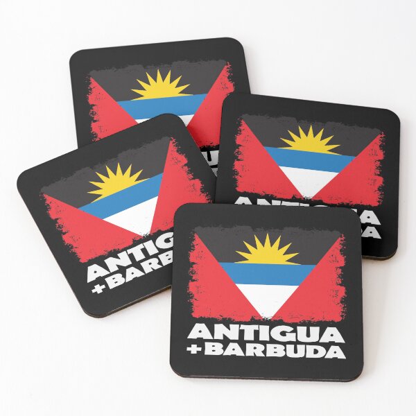 Item preview, Antigua and Barbuda National Flag Distress  designed and sold by IdentiTee Studios.