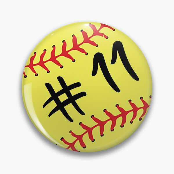 Item preview, Softball Player Back No Number 11 #11 Ball Sport Jersey Gift designed and sold by theshirtinator.
