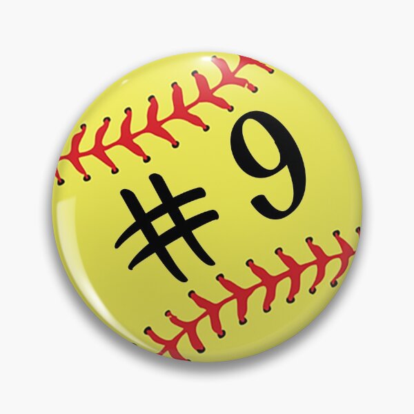 Item preview, Softball Player Back No Number 9 #9 Ball Sport Jersey Gift designed and sold by theshirtinator.