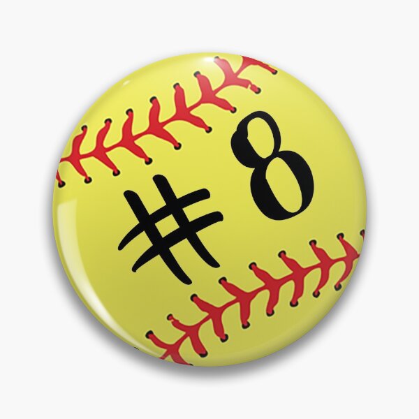 Item preview, Softball Player Back No Number 8 #8 Ball Sport Jersey Gift designed and sold by theshirtinator.