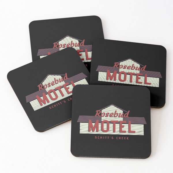 Rosebud Motel Coasters (Set of 4)