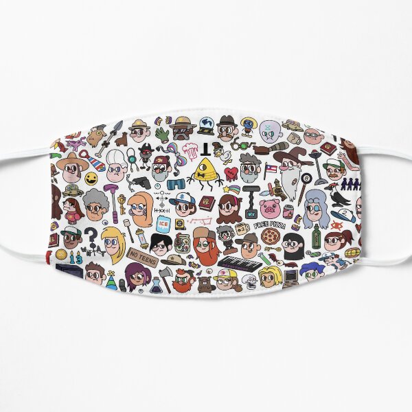 Gravity Falls Doodle Flat Mask