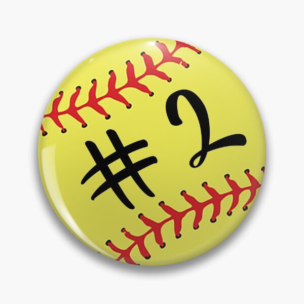 Item preview, Softball Player Back No Number 2 #2 Ball Sport Jersey Gift designed and sold by theshirtinator.