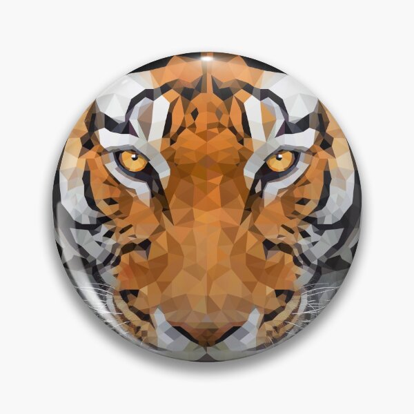 Item preview, low polygon style tiger designed and sold by PrintPit.