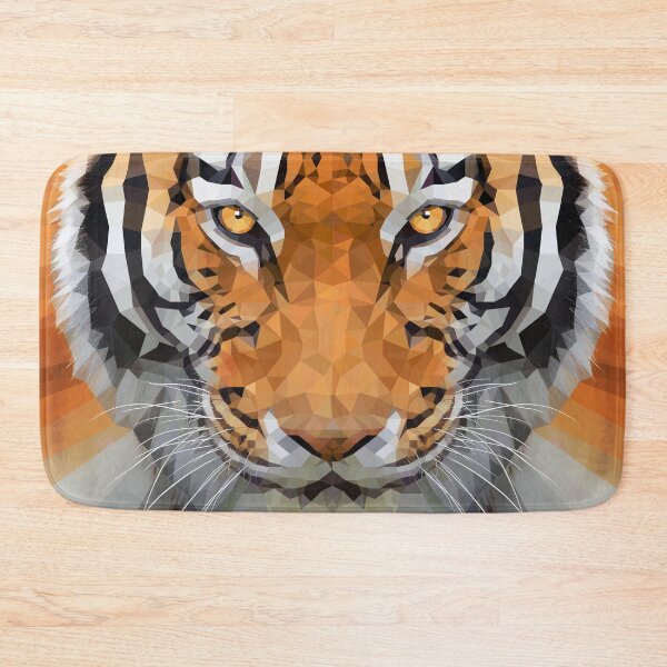 Item preview, low polygon style tiger designed and sold by PrintPit.