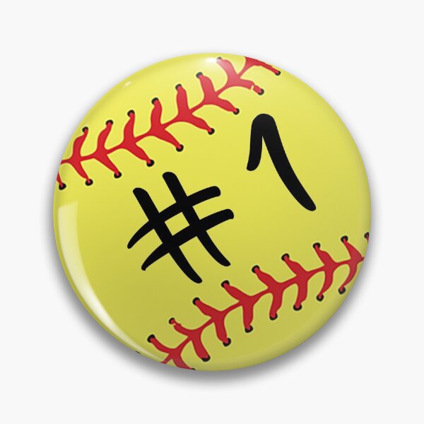 Item preview, Softball Player Back No Number 1 #1 Ball Sport Jersey Gift designed and sold by theshirtinator.