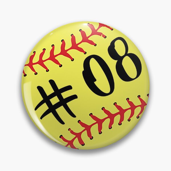 Item preview, Softball Player Back No Number 08 #08 Ball Sport Jersey Gift designed and sold by theshirtinator.