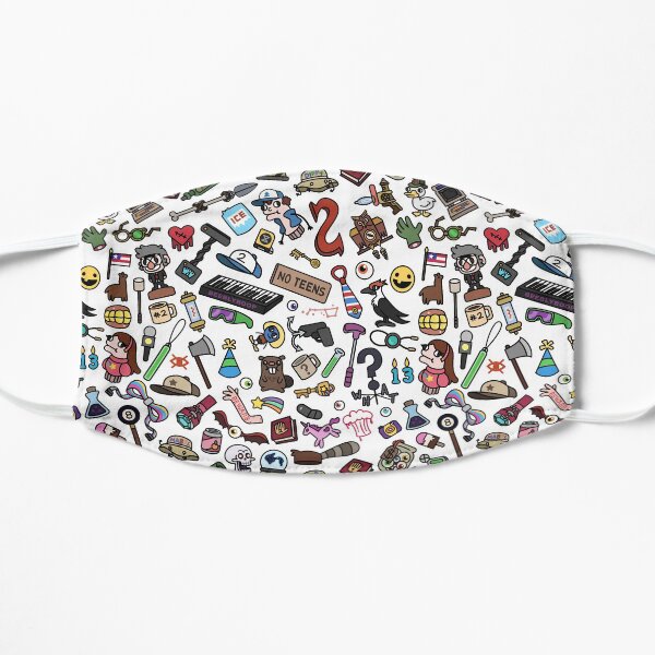 Gravity Falls Pattern Flat Mask