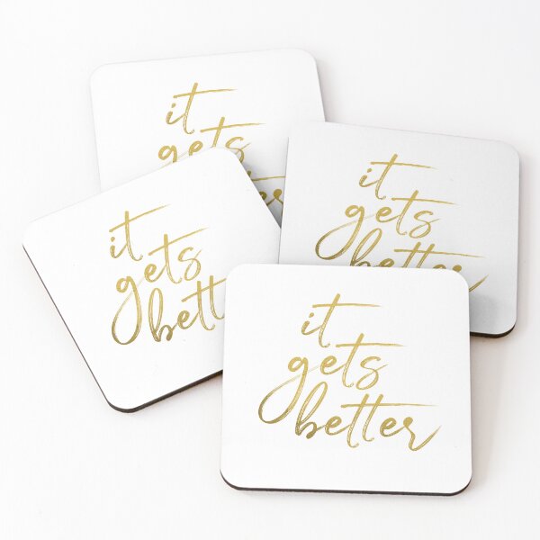 Item preview, it gets better // gold foil designed and sold by LLCRG.