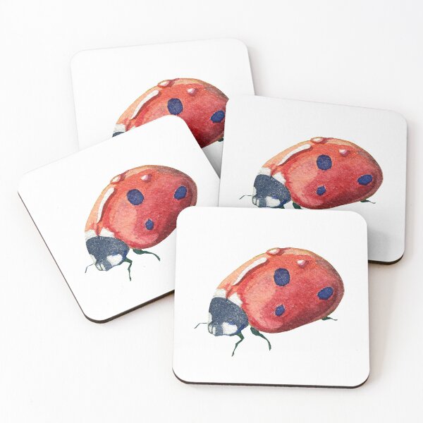 Item preview, Cute watercolor ladybug designed and sold by NataBold.