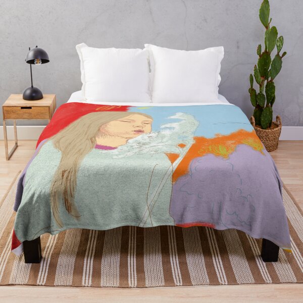 Item preview, Spring Girl Illustration Pattern designed and sold by Karine-Anglade.