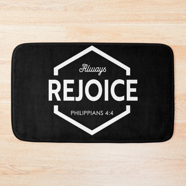 Item preview, Always Rejoice Bible verse Philippians 4:4 designed and sold by KA DESIGNS.