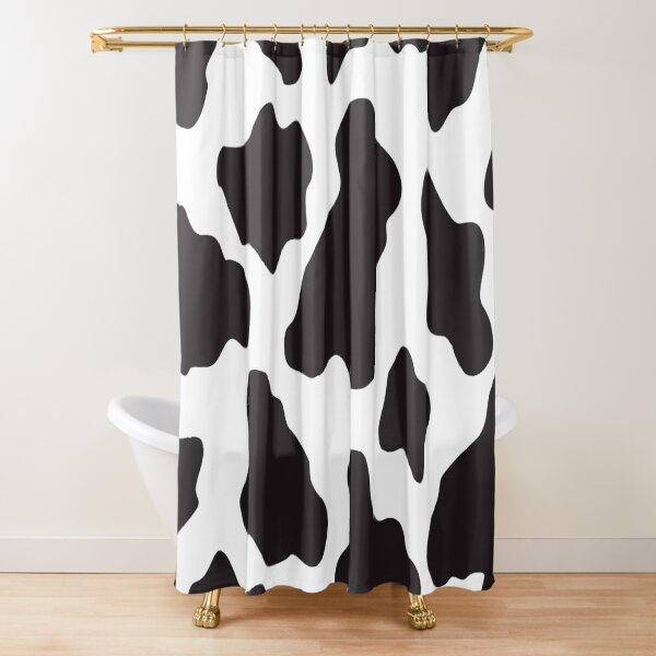 Cow Animal Print Cowboy And Country Ranch Farm Style Shower Curtain