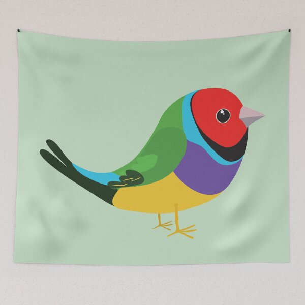 Item preview, Cute gouldian finch designed and sold by Bwiselizzy.