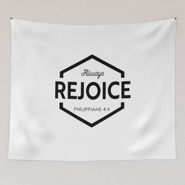 Item preview, Always Rejoice Bible verse Philippians 4:4 designed and sold by KA DESIGNS.