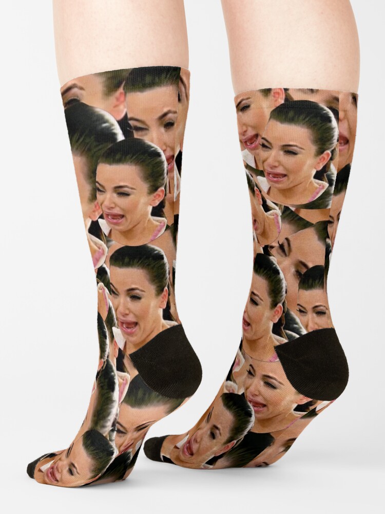 Alternate view of Crying Kim Kardashian Socks