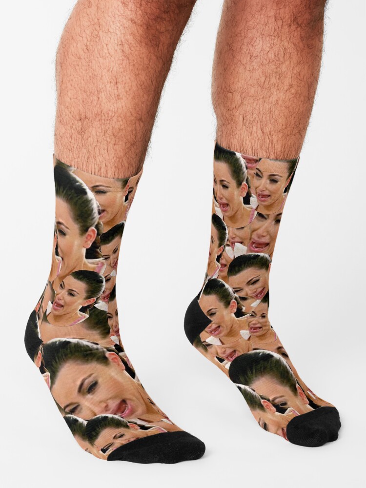 Alternate view of Crying Kim Kardashian Socks