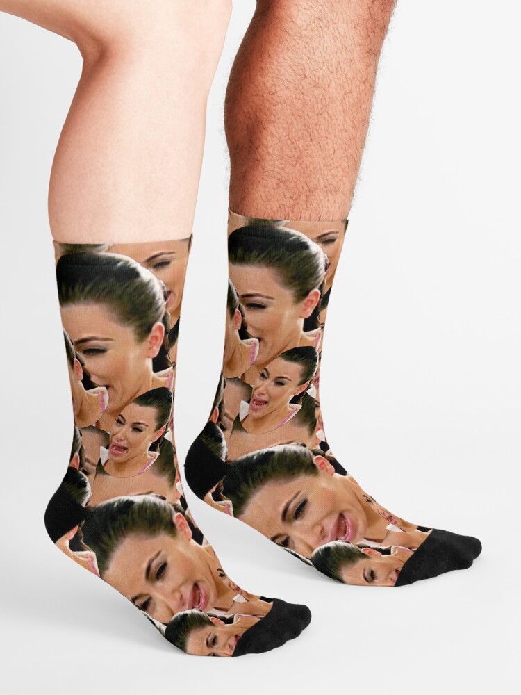 Alternate view of Crying Kim Kardashian Socks