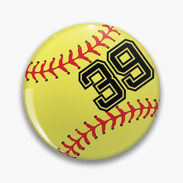Item preview, Softball Player Jersey No 39 Back Number #39 Ball Sport Sticker Gift designed and sold by theshirtinator.