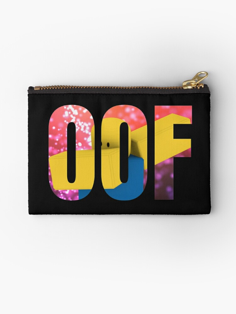 Oof Meme Roblox Dabbing Dab Noob Gamer Gifts Idea Zipper Pouch By Smoothnoob Redbubble - dab noob dab roblox