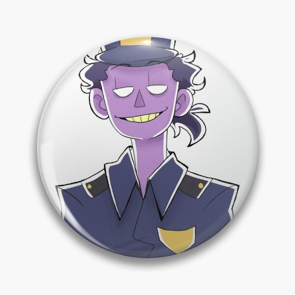 Purple Guy Pins And Buttons Redbubble - i am the purple guy roblox id
