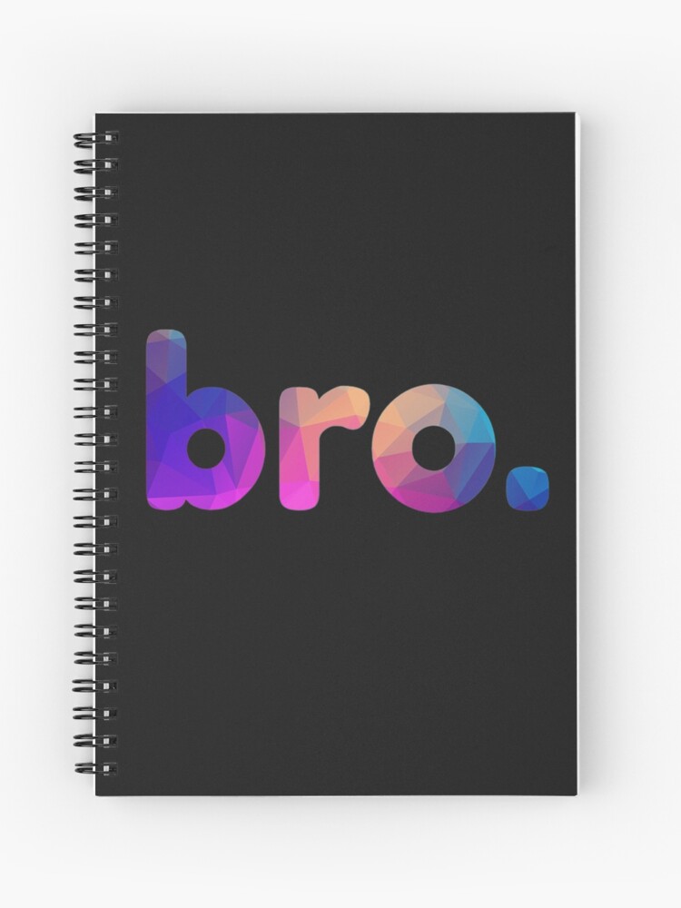 Bro Roblox Meme Funny Noob Gamer Gifts Idea Spiral Notebook By Smoothnoob Redbubble - roblox bro roblox