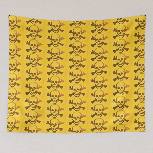 Item preview, Orange Skull and Crossbones Symbol designed and sold by KNBS.