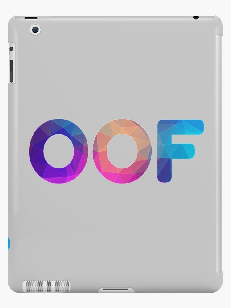 Oof Roblox Meme Funny Noob Gamer Gifts Idea Ipad Case Skin By Smoothnoob Redbubble - how noobs play this thing roblox ipad edition