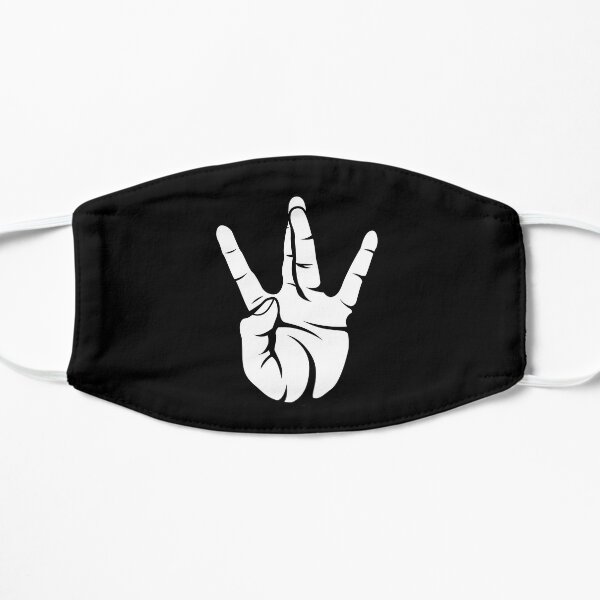 Westside West Coast Rap Hip Hop main signe Masque sans plis