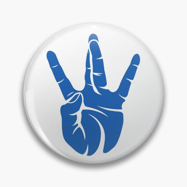 Item preview, Westside West Coast Rap Hip Hop Hand Sign Blue designed and sold by JustLivinLife.