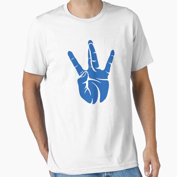Item preview, Westside West Coast Rap Hip Hop Hand Sign Blue designed and sold by JustLivinLife.