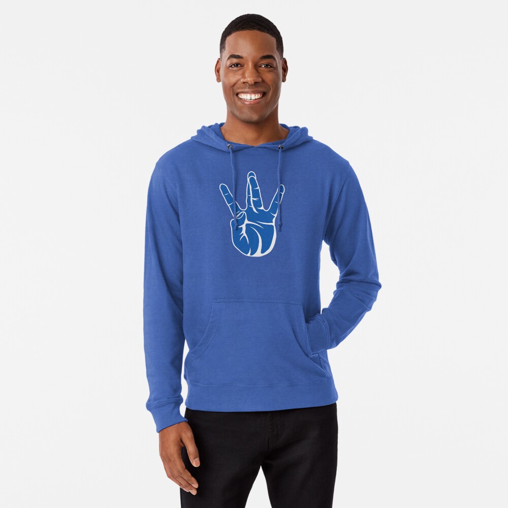 Los Angeles Old English-Blue Zipped Hoodie for Sale by vma77