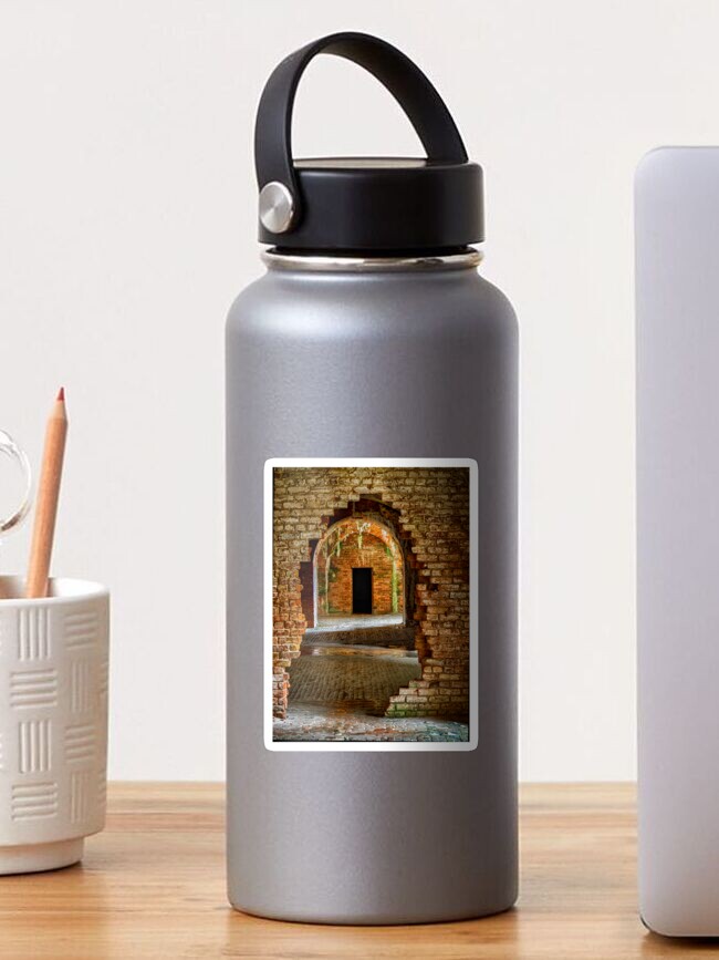Thumbnail 1 of 3, Sticker, Falling Arch - Fort Morgan Historic Site, AL designed and sold by kdxweaver.